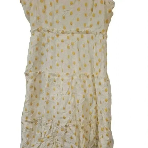 Sim & Sam Women's Ivory & Yellow Polka-dot Sundress NEW - Picture 5 of 14